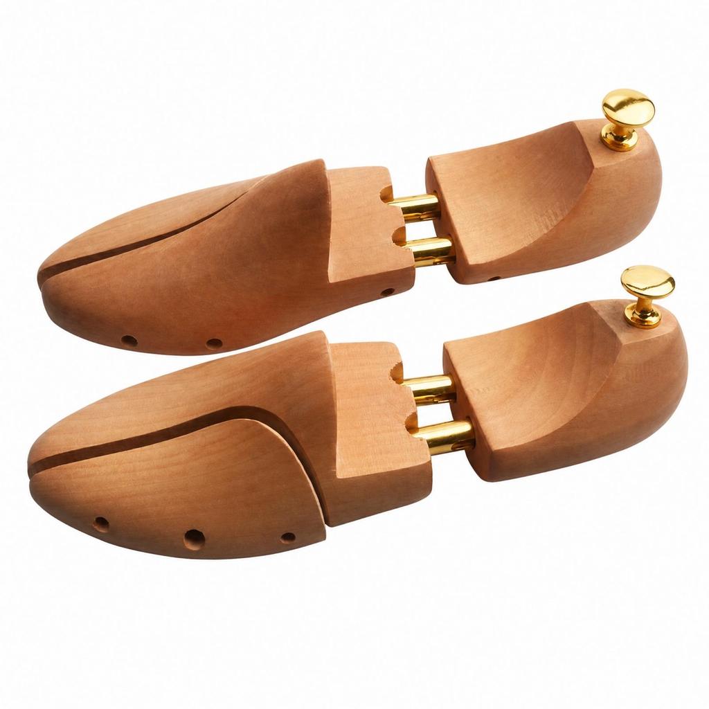 FullShape Shoe Tree with Construction Adjustable Wood Wooden for Everyday Footwear