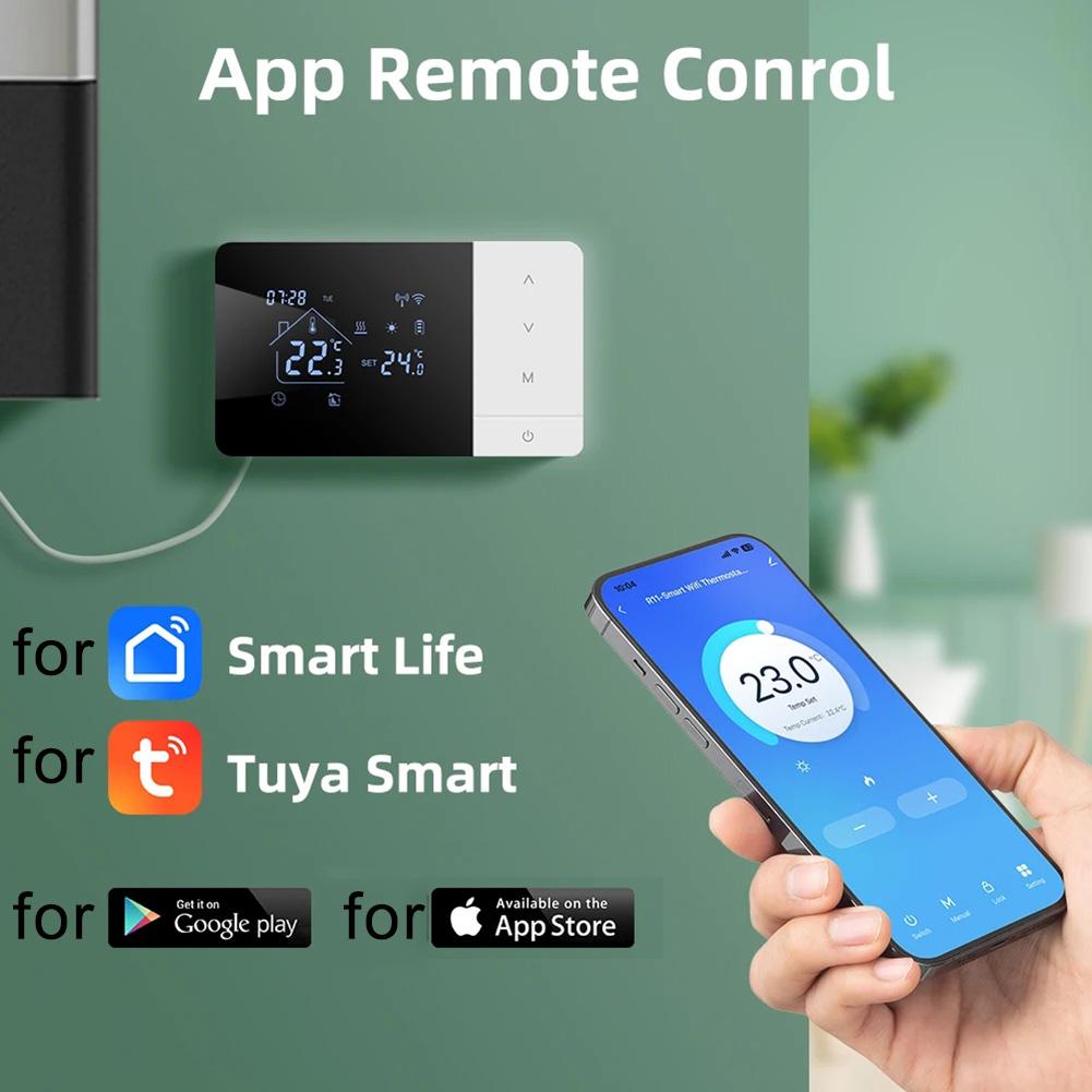 Accuracy ±1°C Smart Heating WiFi Thermostat Frost Protection
