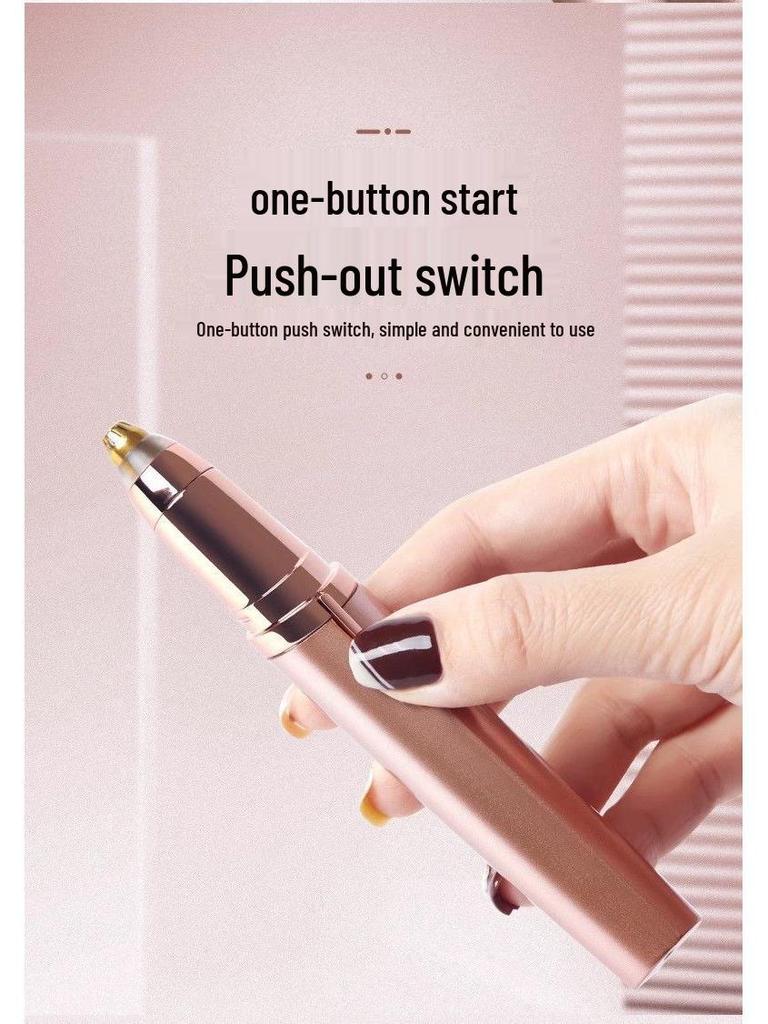 Rechargeable USB Electric Eyebrow Trimmer & Shaper for Men and Women