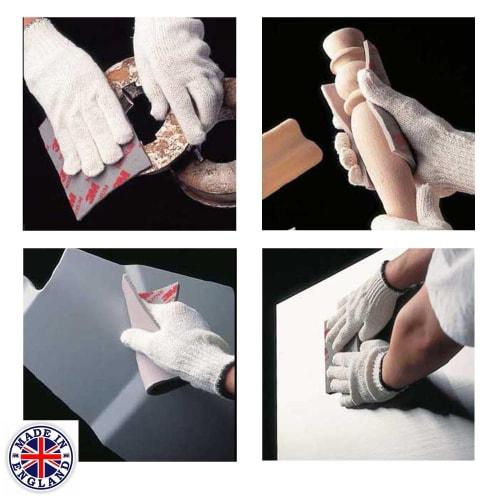 Abrasive Sponge Sandpaper 02604, Pack of 20, 114mm x 139mm, Fine #240-320 Equivalent