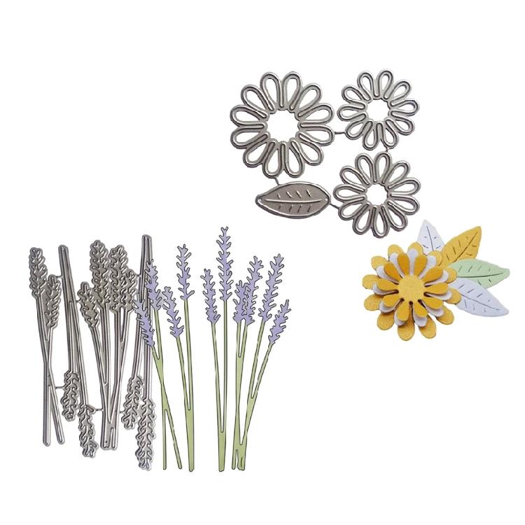 Lavender Metal Cutting Dies Stencils for DIY Scrapbooking Album Card Photo Decor
