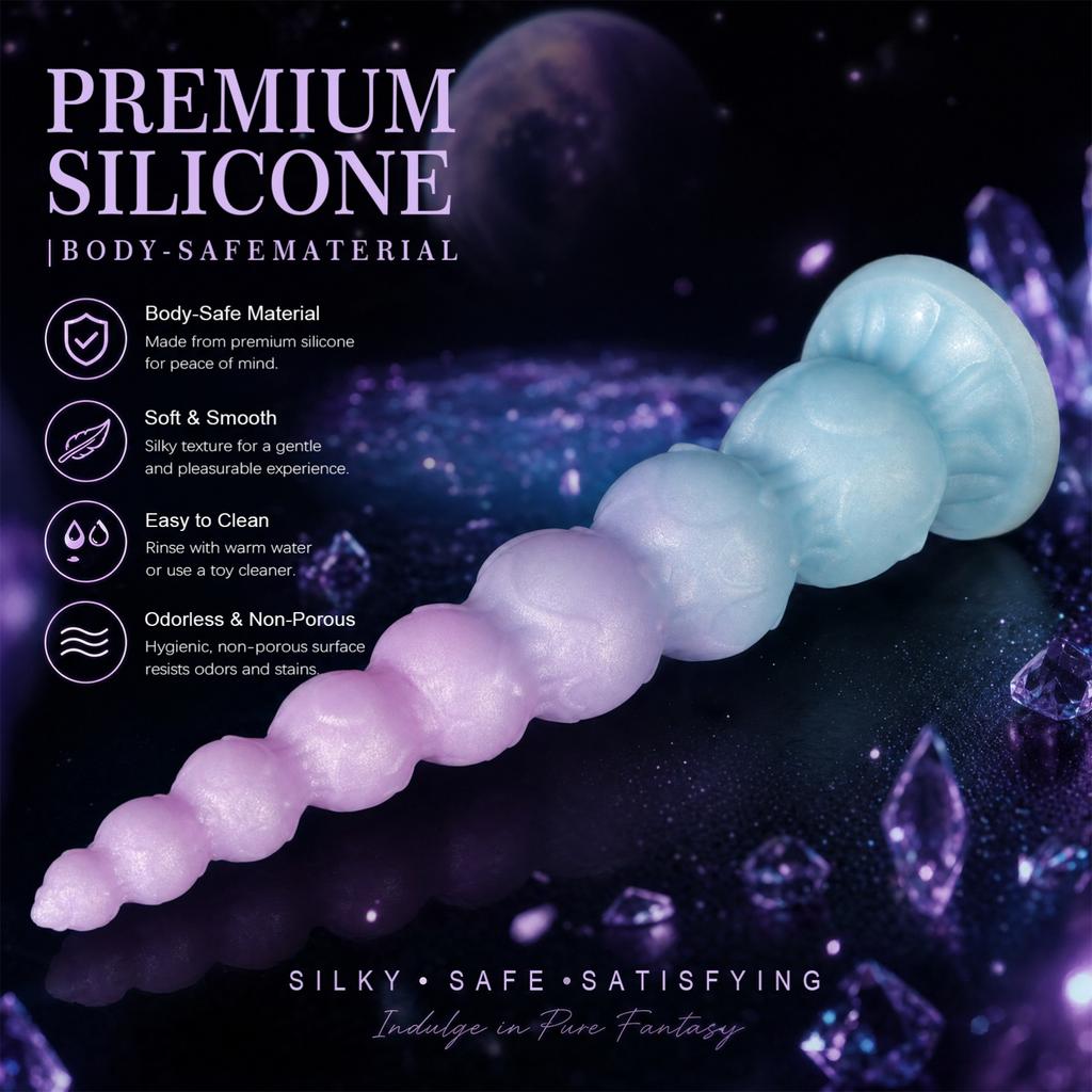 New Long Anal Plug Silicone Butt Plug 8 Anal Beads Soft Flexible Dildo Masturbation Adult Sex Toy Prostate Massage Dilator G Spot Clitoris Masturbator