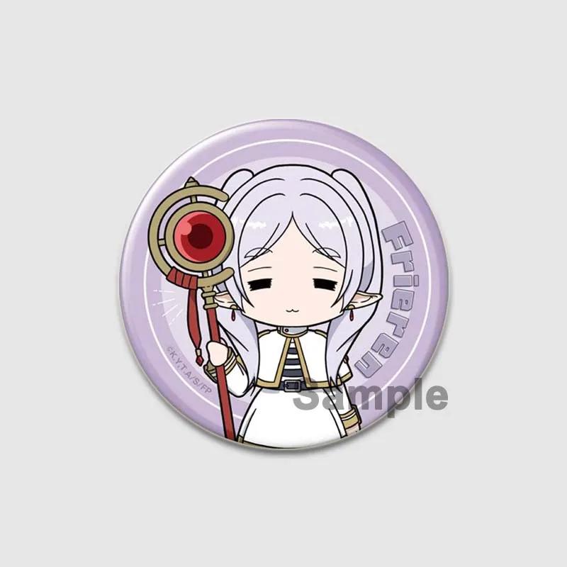 

32/44/58 мм креативная аниме-фигурка булавка Frieren Beyond Journey s End защелкивающаяся брошь мультяшный косплей значок одежда аксессуары подарок 32mm
