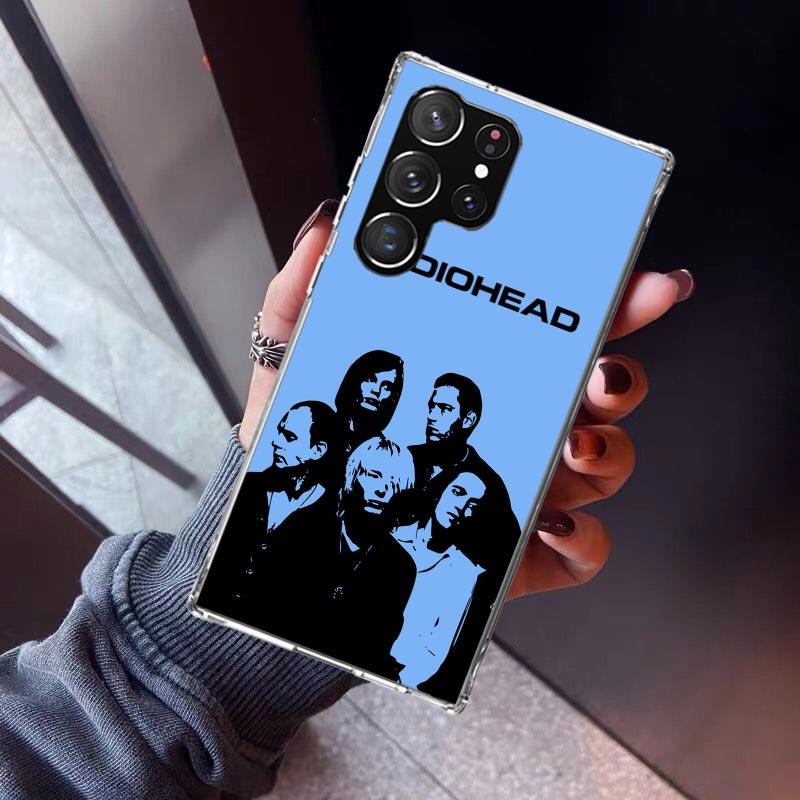 Bnad R-Radiohead Fodral För Samsung Galaxy S26 S25 Edge S24 S23 Ultra S22 Plus S21 S20 FE Mjukt TPU Baksidesskydd Funda Galaxy S