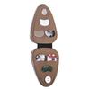 Guitar Picks Holder Case Bag PU Synthetic Leather with 6pcs Celluloid Picks String Instrument Accessories