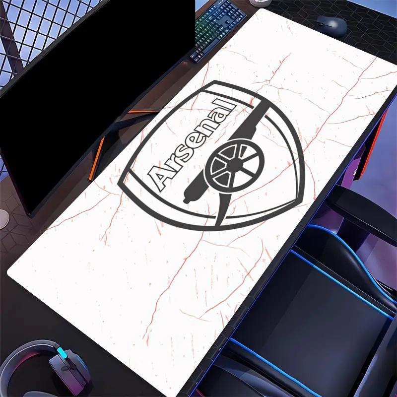 Arsenal Print Polštář Protiskluzová podložka pod notebook/tablet Velká podložka pod myš XXL Podložka pro Mini PC Hrací podložka S uzamčeným okrajem
