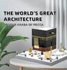 Non toxique 446 Pièces Modèle d'Architecture Mondiale Blocs de Construction Mosquée de La Mecque Kaaba Jouet Éducatif Bloc d'Assemblage Jouet Jouets Cadeau Pour Adultes