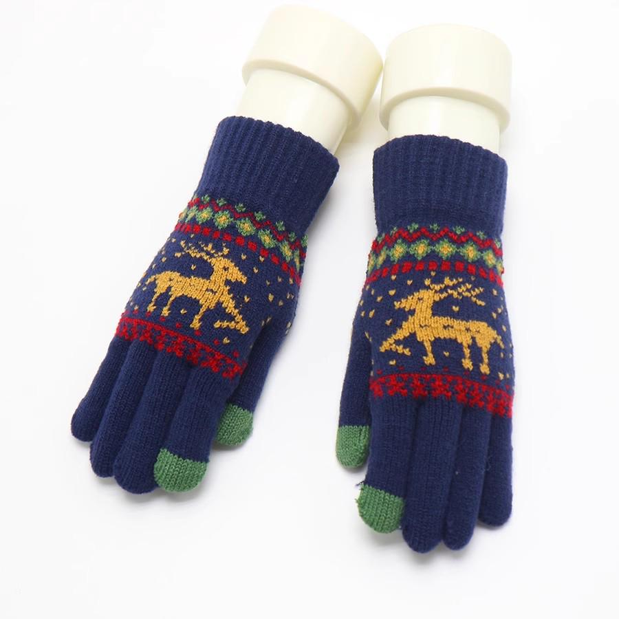 Zimní bezprsté rukavice s odklápěcím vrškem v korejském stylu - Unisex, kreslený design, kompatibilní s dotykovou obrazovkou, ideální pro psaní a ťukání