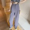Women's Spring and Autumn Models Loose Plus Size Thin Breathable Drape Feeling Loose Wide Leg Straight Trousers
