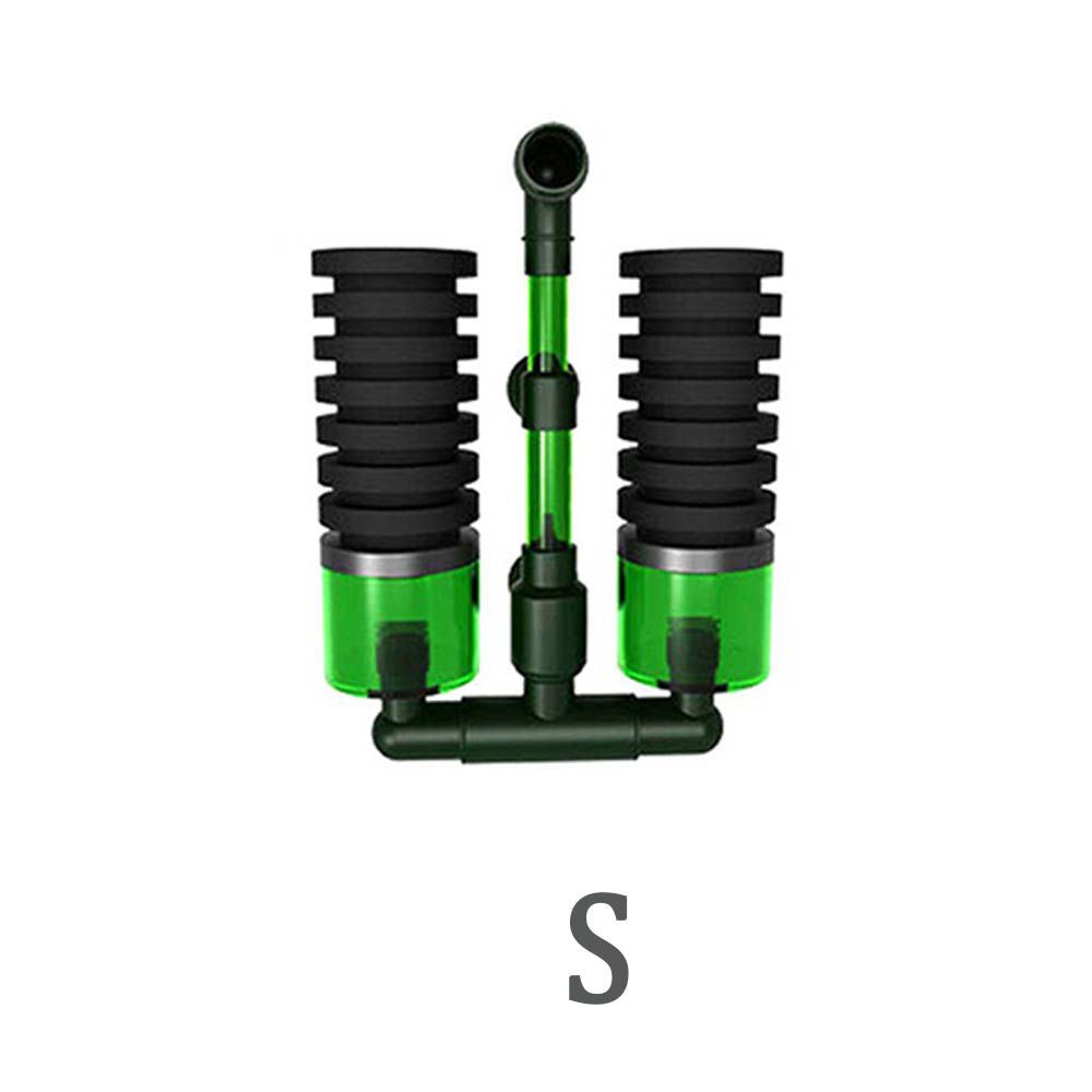 Practical Clean Fish Tank Equipment Sponges Submersible Double Head Aquarium Filtration Sponge Filters Foam Filter