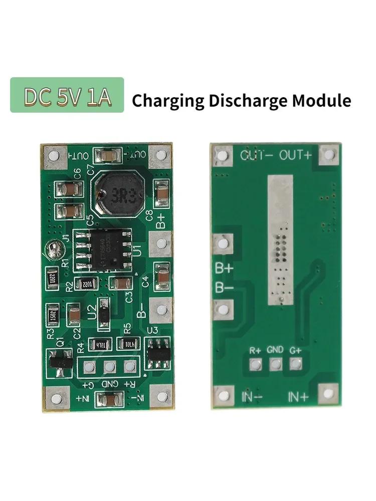 1/2pcs DC 5V Charging Step Up Booster Module for 18650 Lithium Battery UPS Voltage Converter DC5V 1A Uninterru