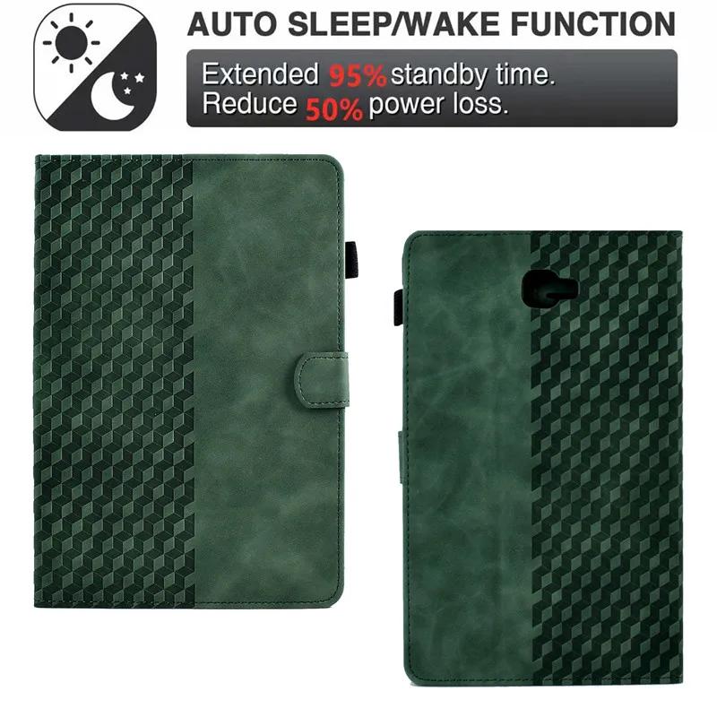Funda For Samsung Galaxy Tab A 2016 Case 10.1" Luxury Stand Wallet Tablet Coque For Samsung Tab A 10 1 2016 SM T580 T585 Case