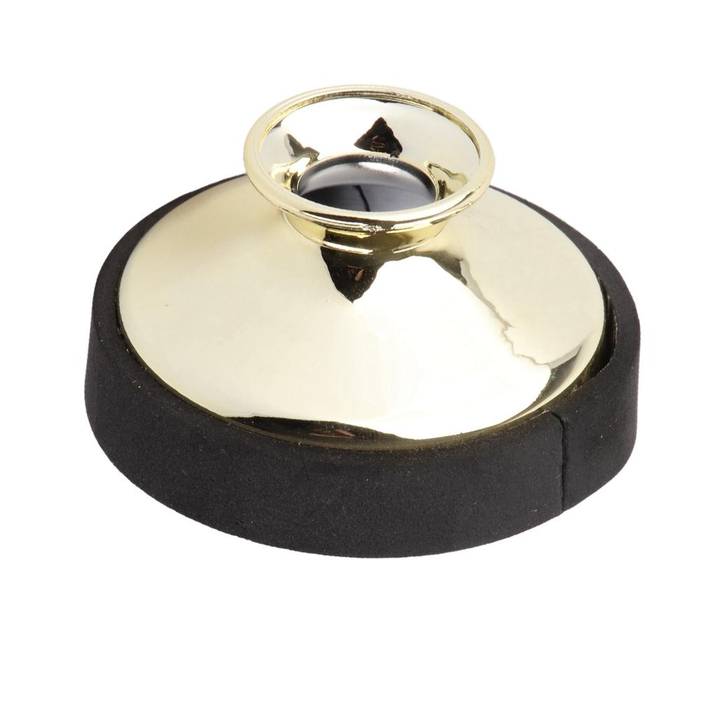 Lade Lightweight ABS Alto Saxophone Mute Sax Dampener Mute Accessory(Gold)