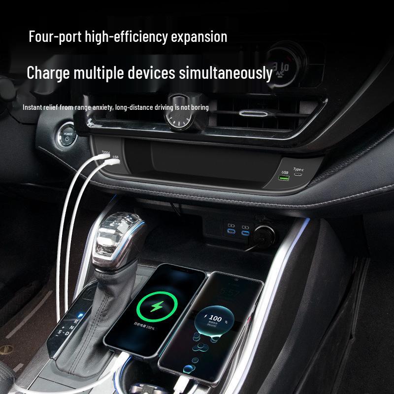 21-23 Highlander/Crown Land Cruiser USB Charger: Smart Fast Charge Expansion.