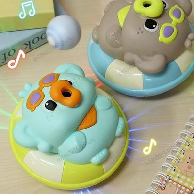Musical Walking Elephant Suspension Ball Automatic Obstacle Avoidance Sound And Light Interactive Children'S Toy Christmas Gift