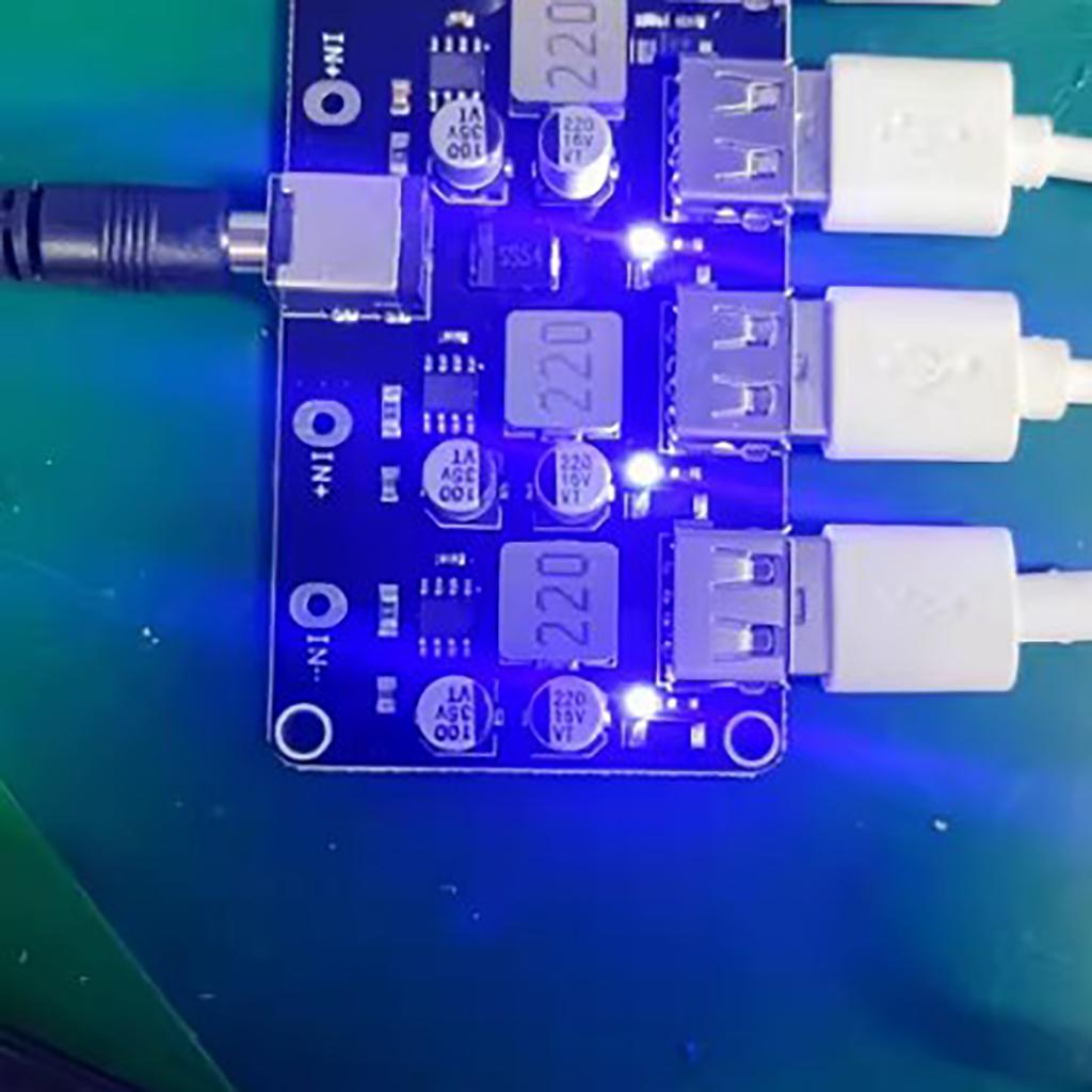 USB QC3.0 QC2.0USB Abwärtswandler Schnellladung Step-Down-Modul Effiziente Stromversorgung für mehrere Geräte 12V24V Eingang