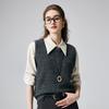 Women's 100% Cashmere Ribbed Knit Vest