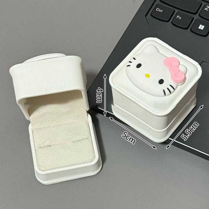 

Jewelry Box Cartoon Kitty Cat Portable Jewelry Storage Box Cute Girl Candy Box Exquisite Organizer Box Gifts