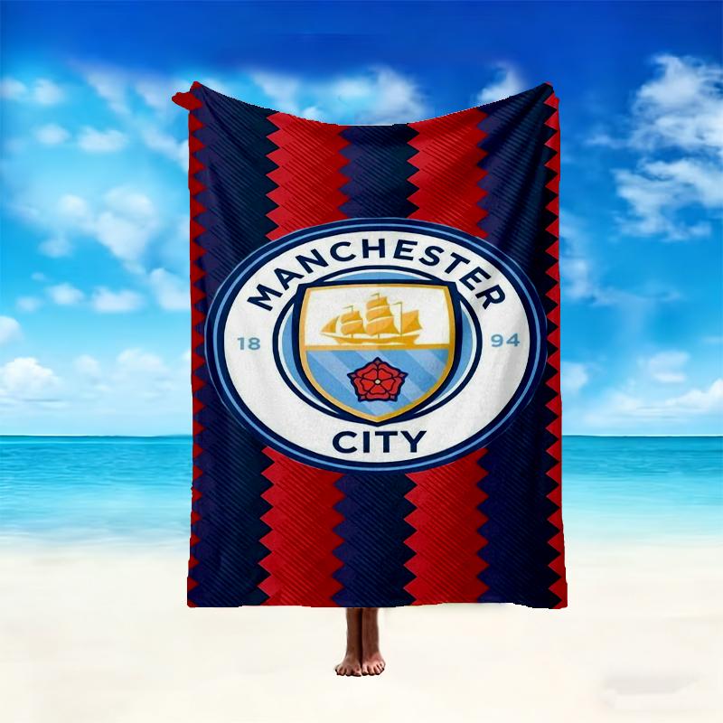 1pc Snug Manchester United Manchester City Blanket, Lightweight & Durable Print Blanket, Perfect for Home, Couch, Bed, Picnic, Travel, Office