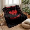 St George DragonPrinted Flannel Blanket Cozy Skin-Friendly Warm Throw for Couch Bed Indoor Daily Use