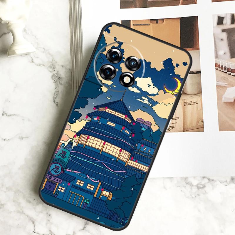 Art Pixel Aesthetic Case For OnePlus 12 12R 11 9 10 Pro 10R 9R 8T 10T Nord CE 2 3 Lite 2T N10 N20 N30 CE4 Cover