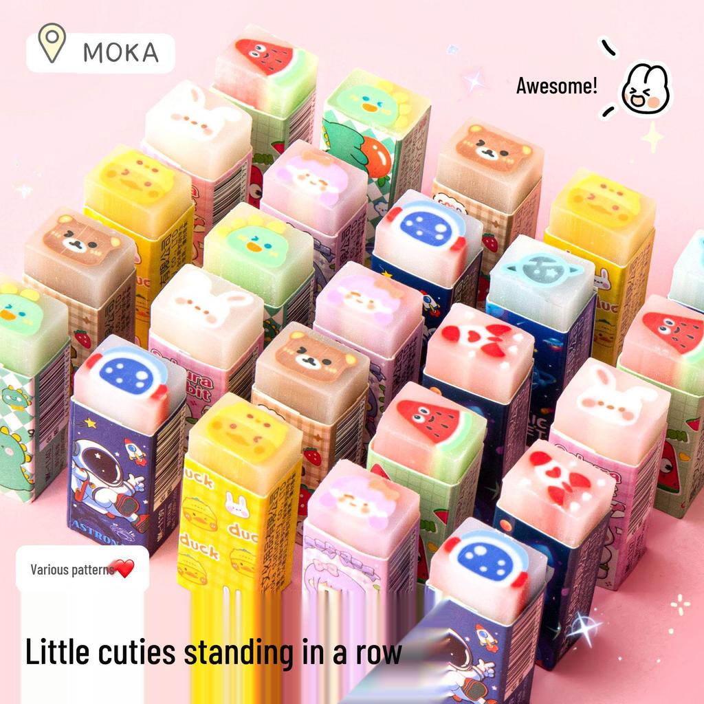 Fruit-Shaped Jelly Eraser: Cute, Clean Art Correction for Kids