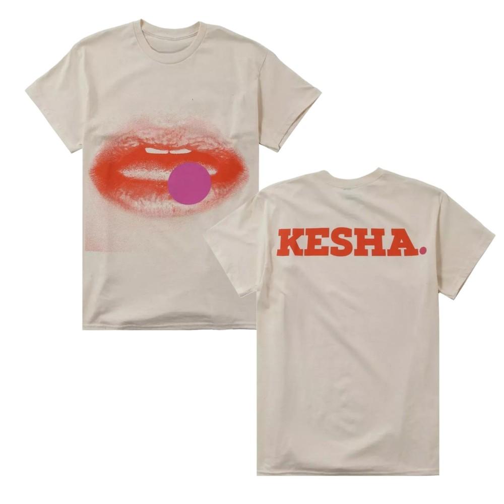 Kesha The Freedom Lips Graphic Tour Concert Tshirt Gift For Fan Unisex T-Shirt M