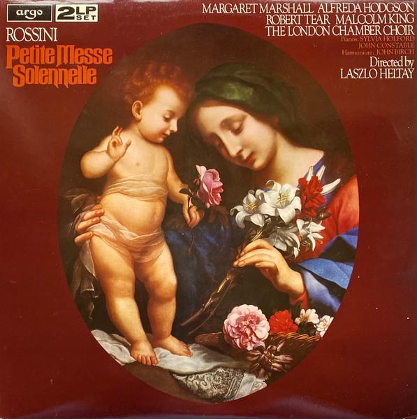 

LP Record ROSSINI MARGARET MARSHALL ALFRED Petite Messe Solennelle ZRG8934 Argo 1978 UK Classical Used