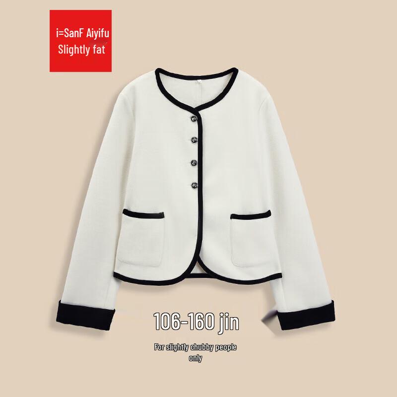 

IEF Женское пальто большого размера в элегантном французском стиле из смесовой шерсти M