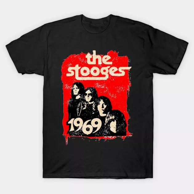 The Stooges Rock Band Concert Cotton White Unisex S-234XL T-Shirt MM1638.webp Unisex T-Shirt XL