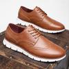 Foreign Trade 4748 Large Size Men's Leather Shoes Casual Fashion Breathable Men's Shoes British Style Trend Versatile Leather Shoes
