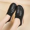 Women's loafers Sneakers Height Increase Leather Platform Casual Thick Sole Elevator Shake Shoes