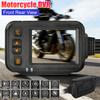 Motorcycle Driving Recorder HD 1080P Front Rear View Dash Cam IP65 Waterproof Video Recorder Parking Monitor Dynamic Induction
