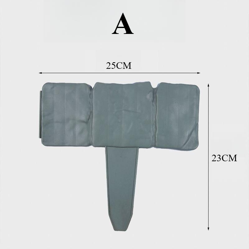 

10 шт. Имитация каменного забора, садовое моделирование ограждения, пластиковый соединительный забор, забор для садовой лужайки, товары для уличного газона A,10PCS