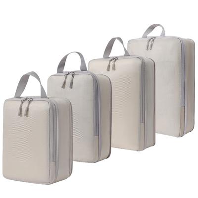 Travel Compression Packing Cubes Suitcase Luggage Organizer Set Zipper Foldable Storage Bag for Clothes Shoes Travel Accessories