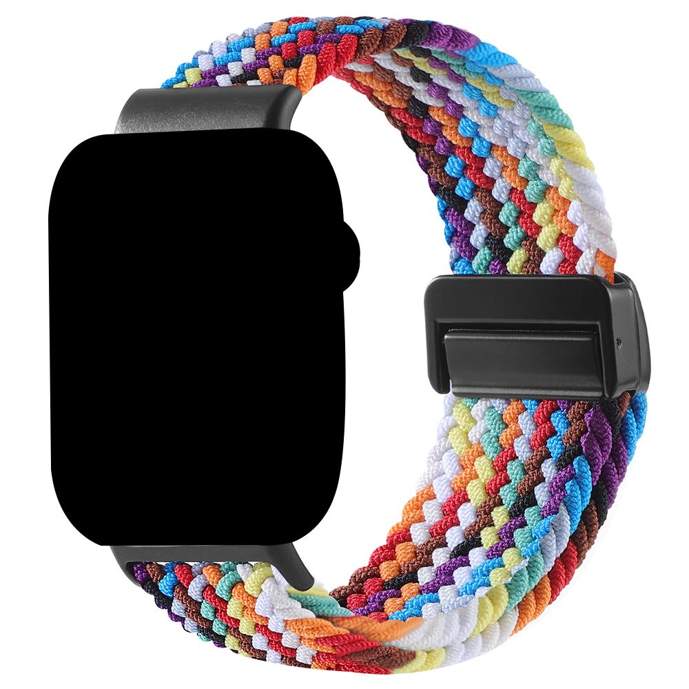 Nylon gewebtes Magnetverschlussband passend für Huawei Watch Fit 4pro/4/3 einfarbig und farbiges Ersatzband