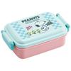 Skater Children's Lunch Box, 1 Tier, 450ml, Fluffy Dome Shape, Snoopy 80s Cafe, Antibacterial, For Children, Made in Japan RBF3ANAG-A