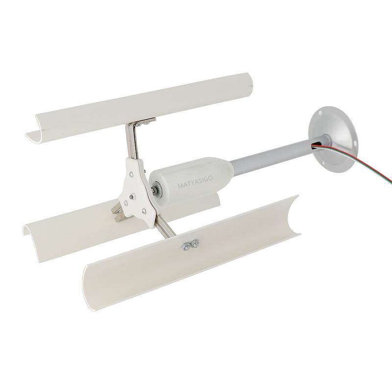 Vertical Axis Wind Turbine Model Three-Phase Permanent Magnet Generator DIY Night Light Making Windmill Toy Making