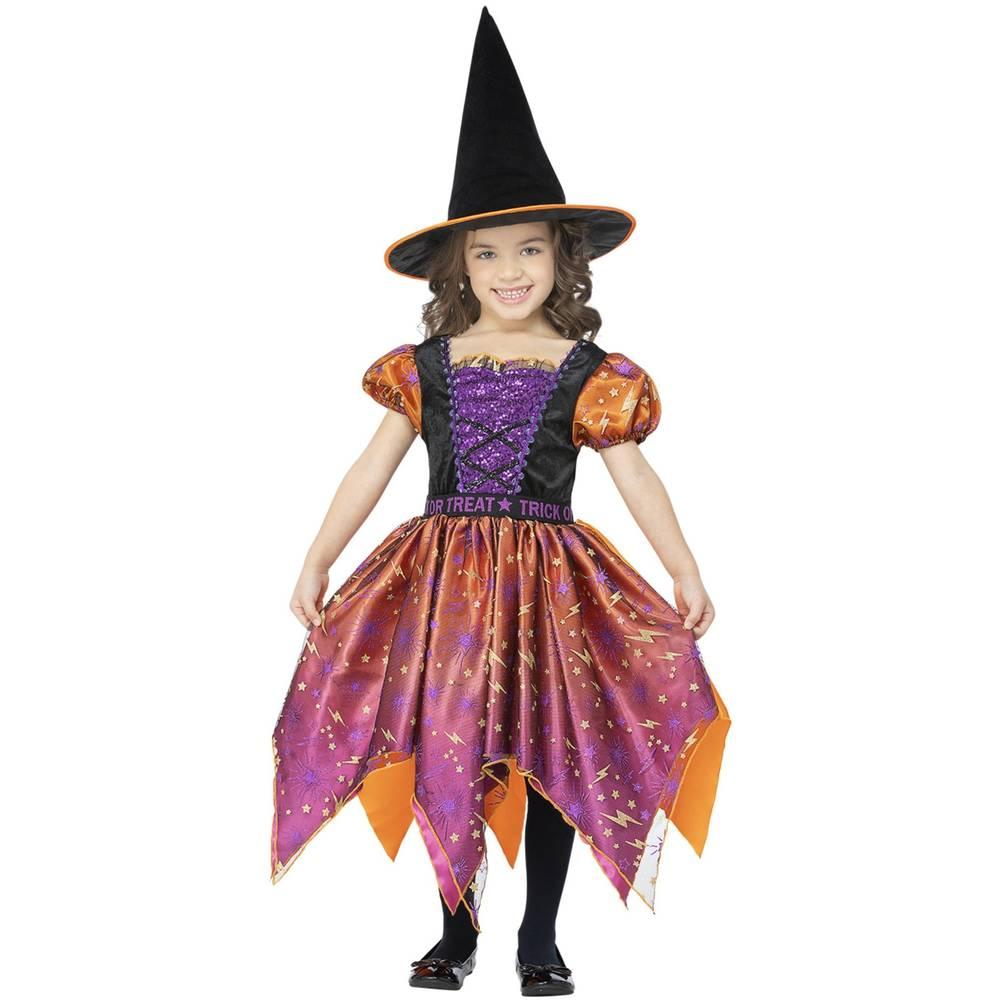 Smiffys Girls Witch Moon & Stars Costume Set