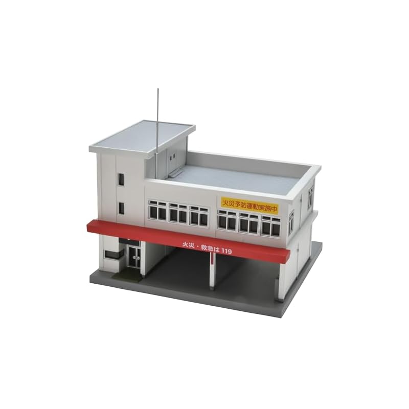 TOMYTEC Building Collection 082-4 Fire Station B4 Diorama Supplies 331216