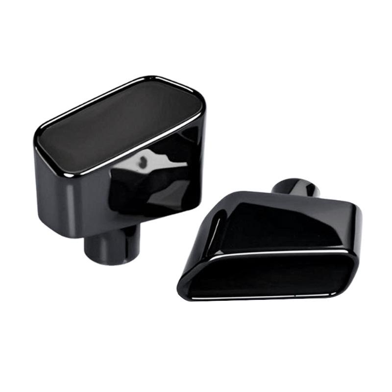 Automobil Edelstahl Schwarz Titan Auspuffrohr Quadratischer Auslass für BMW