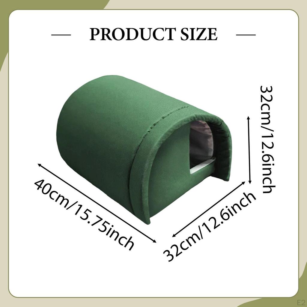 Warm Stray Cat Shelter House Four Seasons Use Thickened Cats Bed Kennel for Porche Barn Small