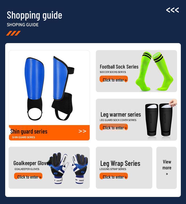 Adult & Youth Shin Guard and Sock Set for Outdoor Football