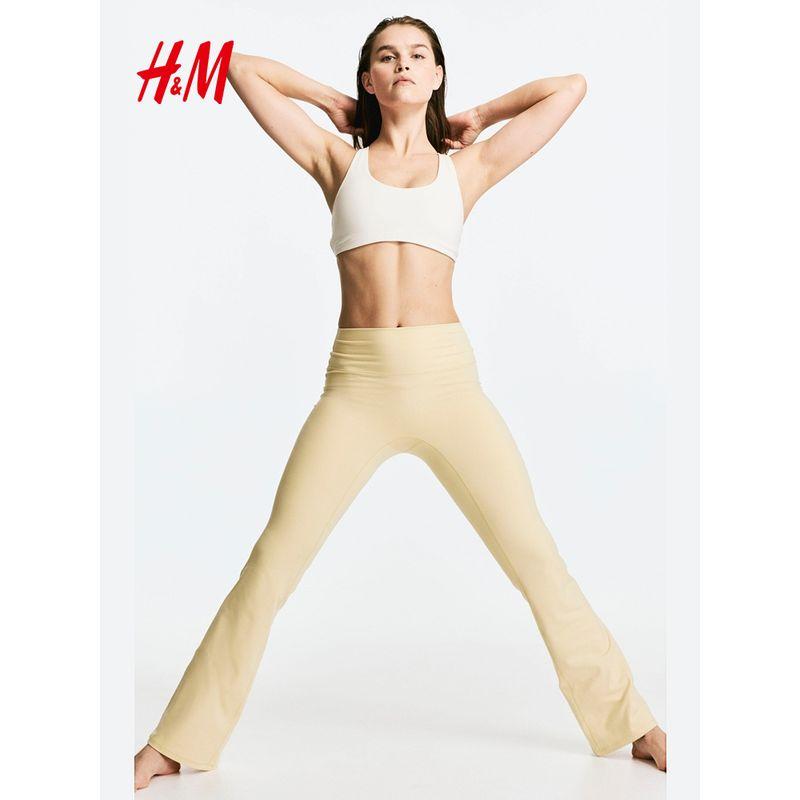 

[HM Move Softmove™] Women s Sport Pants Summer Flared Yoga Leggings 1276797