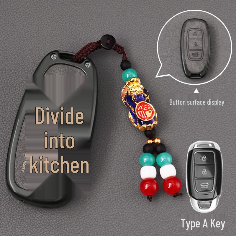 Compatible Key Cover for Hyundai ix35, Langdong Elantra, Mingtu, Yue Dong, Ruina, Yueliang, Festa, and Shengda Cars