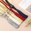 Uxcell Curtain Tiebacks, Set of 2, Handmade Elegant Curtain Tie Holders with Tassels, Window Tieback Clips for Home, Office, or Hotel Decor, Dark Blue