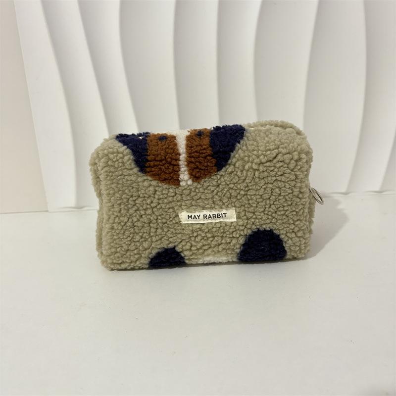 New Plush Makeup Bag Travel Cosmetic Organizer Bags Lipstick Pouch Large Capacity Wash Bag Student Stationery Box Pencil Case