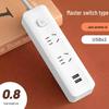 Office USB Power Strip with Multifunctional Sockets and Separate Controls, Long Cord