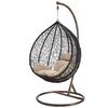For Price Indoor Outdoor Acrylic Modern Hanging Swing Chair Bamboo Patio Rattan Wicker Egg Swing Clear Chair