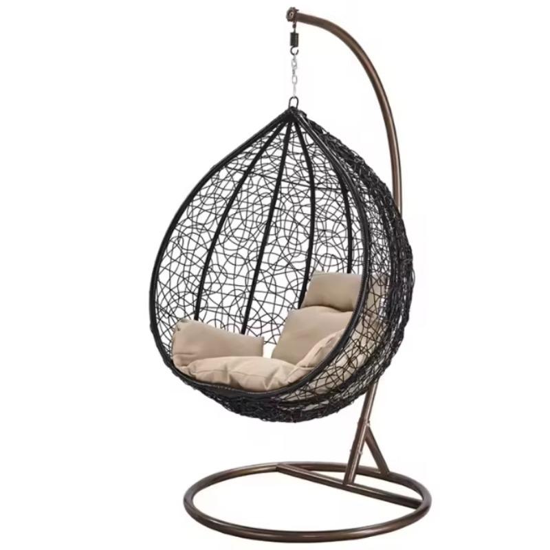 For Price Indoor Outdoor Acrylic Modern Hanging Swing Chair Bamboo Patio Rattan Wicker Egg Swing Clear Chair